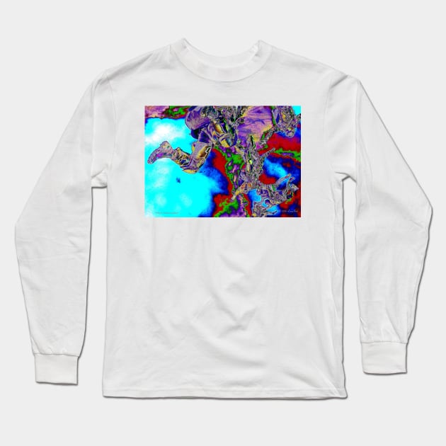 HALO Hallucination Long Sleeve T-Shirt by BadHabitsLounge